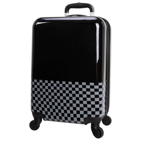 Crckt Kids' Hardside Carry on Spinner Suitcase - Black/Gray