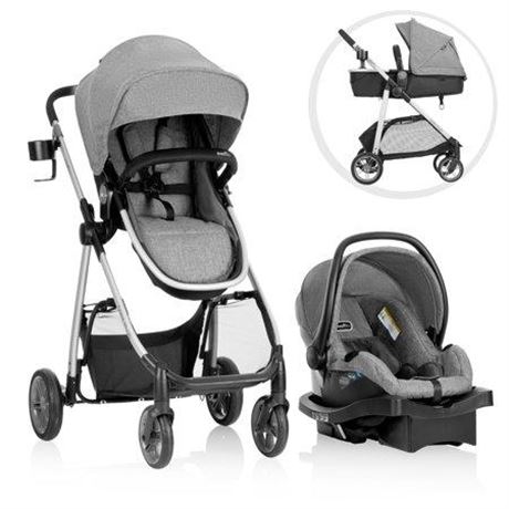 Evenflo Omni Plus Modular Travel System with LiteMax Sport Rear-Facing Infant