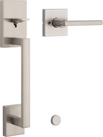 Kwikset San Clemente Satin Nickel Door Handleset