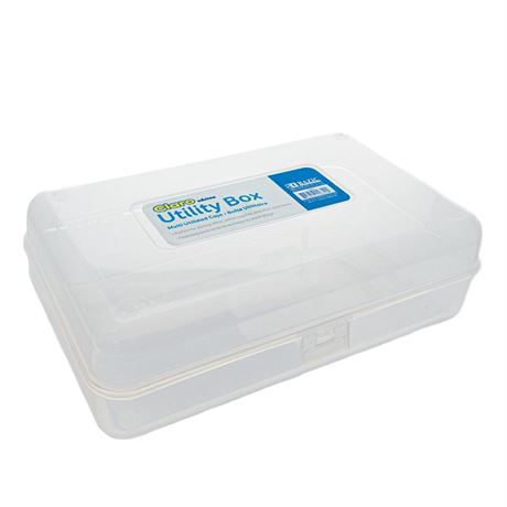 (3) BAZIC Clear Multipurpose Utility Box
