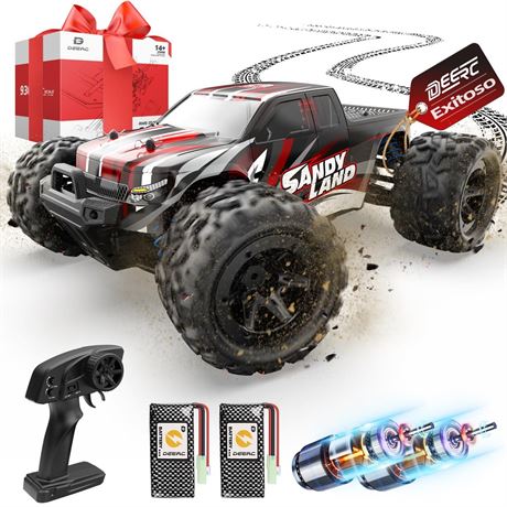 DEERC 9300E Remote Control Car High Speed RC Cars for Kids Adults 1:16 Scale 40