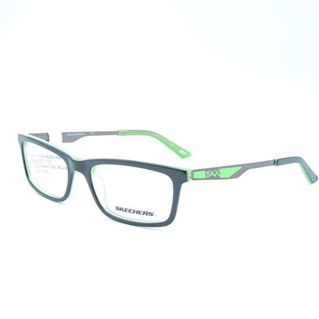 Skechers SE 1103 MGUNBL Black Green Eyeglass Frame 50 16 135