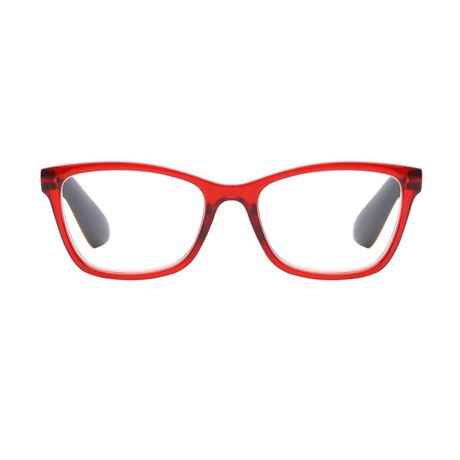 M+ Glasses M+ Womens Spring Hinge Plastic Reading Glasses Cryrd 3.25 Rosa in