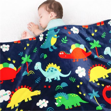 Lukeight Toddler Blanket for Boys and Girls, 380GSM Thick Kids Blanket for