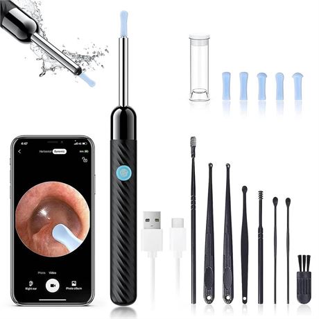 Ear Wax Removal - Earwax Remover Tool with 8 Pcs Ear Set - Ear Canal Cleaner