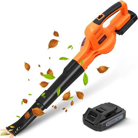 20V Cordless Leaf Blower with Battery and Charger, Leaf Blower Battery