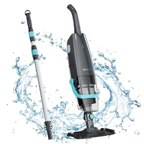 Cordless Handheld Pool Vacuum, Rechargeable Pool Cleaner with Powerful Suction