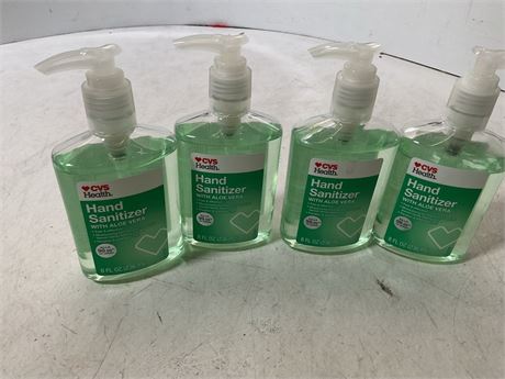 hand sanitizer 8 fl oz /4 bottles