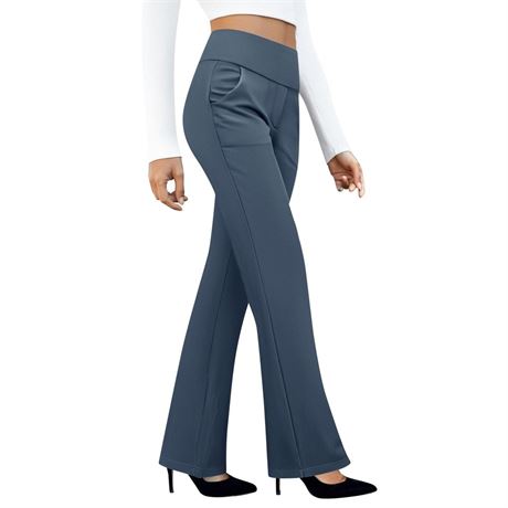Ovticza Women's Yoga Dress Pants Bootcut Work Slacks Stretch Office Casual