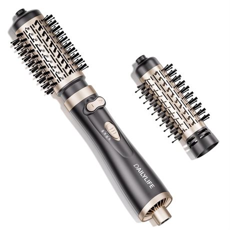 DAILYLIFE Rotating Hair Dryer Brush, Spinning Hair Dryer Brush and Hot Air