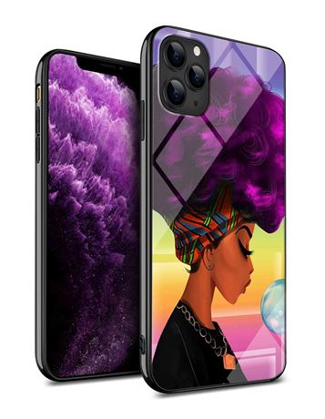 iPhone 11 Pro Max Case African American Black Women Afro Girls Africa Melanin