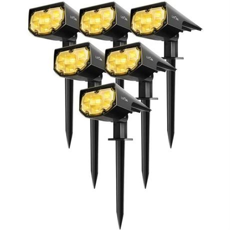 OFFSITE Litom 6 Pcs 12 LEDs IP67 Waterproof 2-in-1 Wireless Outdoor Solar