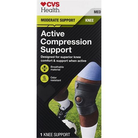 CVS Pharmacy CVS Health Active Compression Knee Support, MED