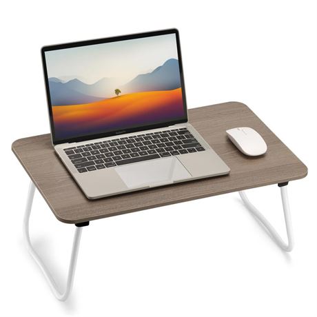 Foldable Laptop Desk, Portable Lap Desk Bed Table, Lightweight Breakfast Table