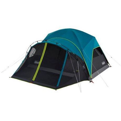 Coleman 2000038052 Carlsbad 4-Person Dark Room Fast Pitch Camping Tent