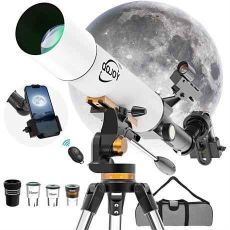 90mm Aperture Telescope for Adults High Powered, 600mm Refracting Multi-Coated
