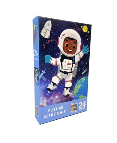 Puzzle Huddle Future Astronaut 24 Piece Puzzle Set - Blue