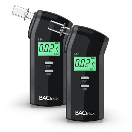 BACtrack S80 Breathalyzer (2 Pack) | Professional-Grade Accuracy | DOT & NHTSA