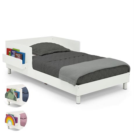 Delta Children Sleep N Store Toddler Bed with Interchangeable Shelf (Choose