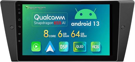 Eonon Android 13 Wireless CarPlay & Android Auto Car Stereo, 6GB RAM +64GB ROM