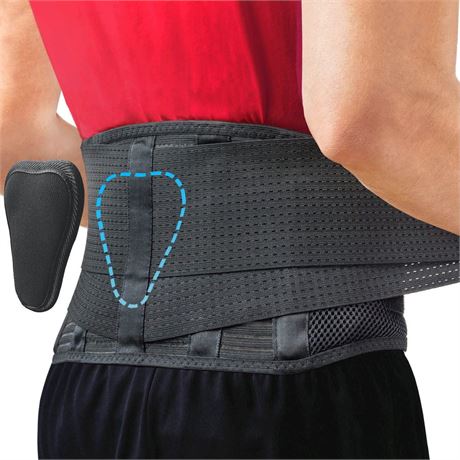 Sparthos Back Support Belt - Relief from Back Pain, Sciatica, Herniated Disc -