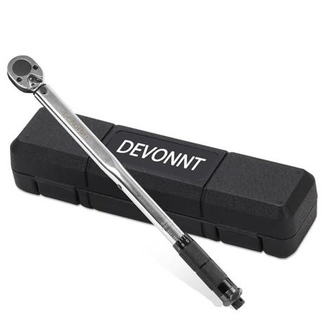 1/2 Inch Drive Torque Wrench - 20-155 ft.lb/28-210 Nm, Dual-Direction