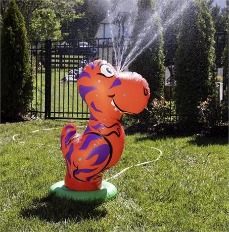 OFFSITE Dino Bop N’ Wobble Inflatable Dino Sprinkler