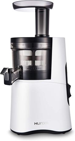 Hurom H-AA Slow Juicer, White | High Yield | Quiet 150 Watt Motor | BPA Free |