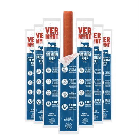 Vermont Smoke & Cure - Smoked Premium Beef Sticks - Meat Protein Snack -