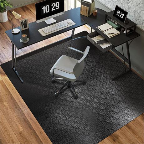 Office Chair Mat, TYDLE 50" x 65" Large Chair Mat for Hard Floor, Vinyl Chair