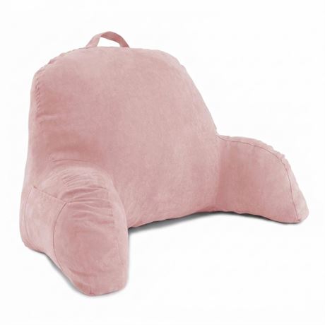 Microsuede Bed Rest - Backrest Pillow with Arms - Bed Rest Pillow - Reading