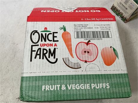 once upon a farm fruit and veggie puffs