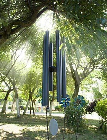 Afirst 66" Extra Large Wind Chimes, Deep Tone Wind Chimes Outdoor with 6 Metal
