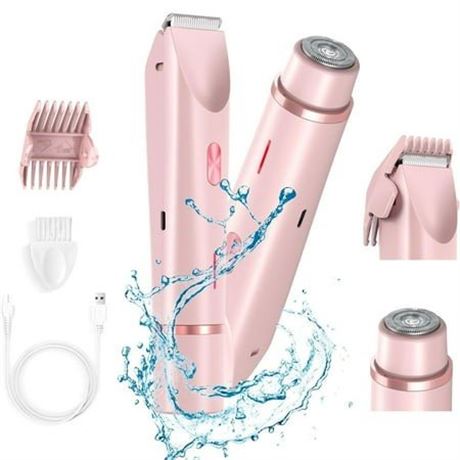 Glow Aura Shaver  Dual Head Glowshave Hair Remover  Bikini Razor  Trimmer