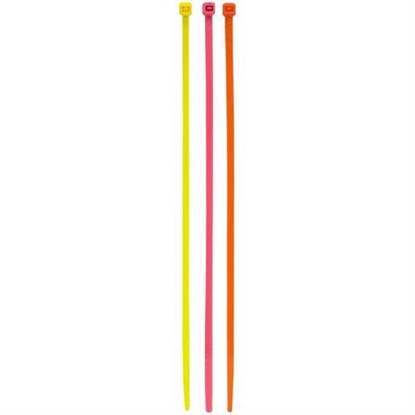 8 in. Nylon Cable Ties - Assorted Neon Colors (100-Pieces)