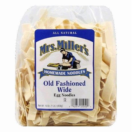 Mrs. Miller's Homemade Egg Noodles, All Natural Amish Pasta, 16 ounce, Wide