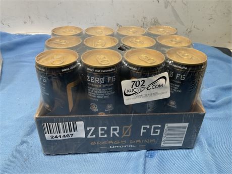 Zero Energy Drink FG Original 12oz 12pk