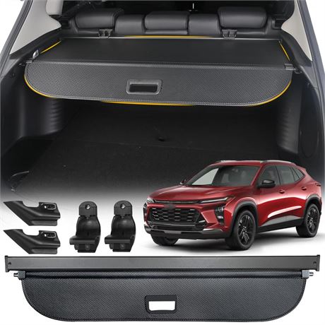 Cargo Cover for 2024 Chevrolet/Chevy Trax, Upgraded Retractable Rear Trunk