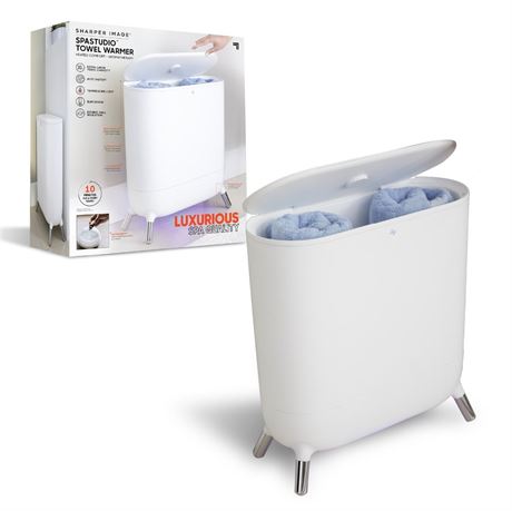 Sharper Image® SpaStudio™ Towel Warmer, Heated Comfort + Aromatherapy, Large