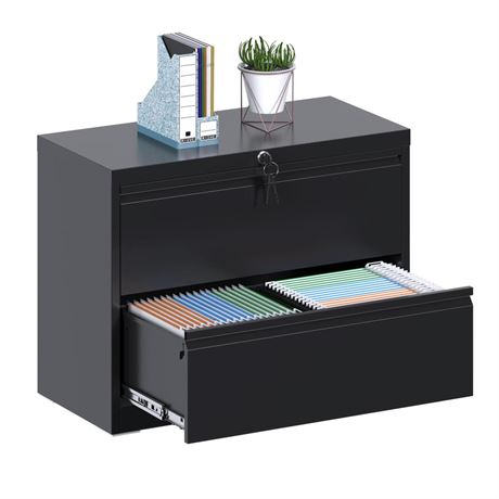 Metal Lateral File Cabinet, Wide Metal Storage Cabinet, Ins Design Office