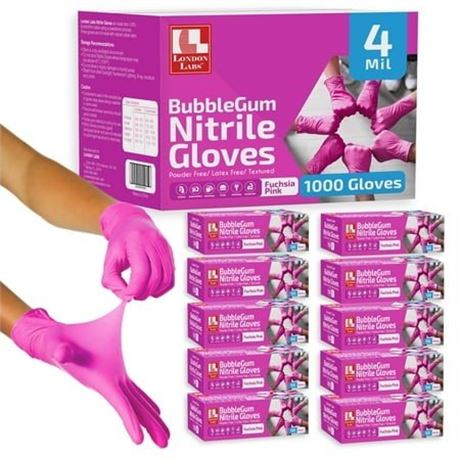 London Labs 4 Mil Disposable Nitrile Gloves  Latex Free & Powder Free Gloves