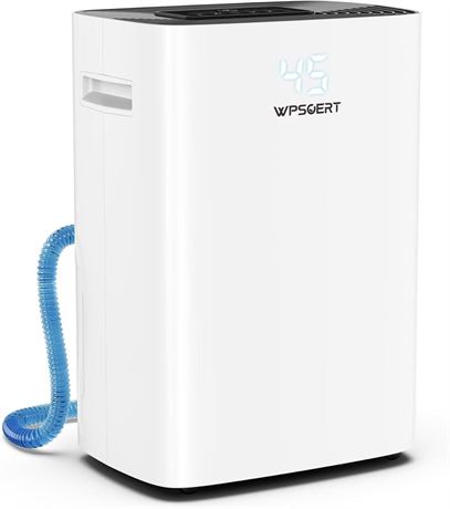 5500 Sq. Ft Dehumidifier for Basement, Wpsoert 80 Pints Dehumidifiers for Home