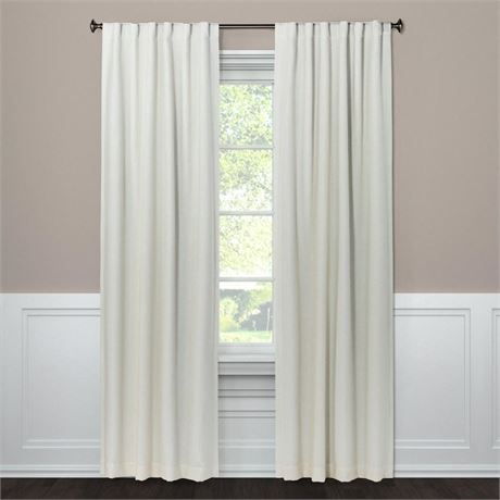 50"x95" Blackout Aruba Window Curtain Panel Sour Cream - Threshold™