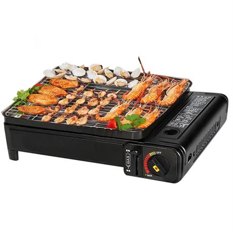 Gas Grill Portable Butane Stove, tabletop BBQ Grill, Korean bbq Grill for