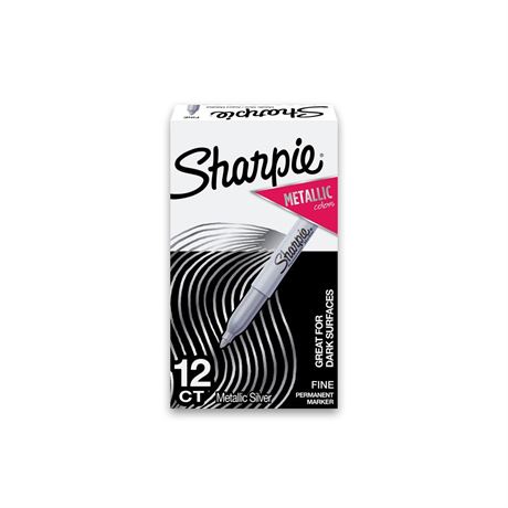 OFFSITE Sharpie Metallic Permanent Markers, Fine Tip Marker Set, Perfect