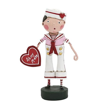 Lori Mitchell Sailor Valentine Valentine's Day 6" Figurine