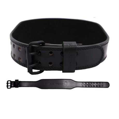 Gymreapers Weight Lifting Belt - 7MM Heavy Duty Pro Leather Belt with
