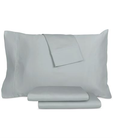 Naturelle 100% Tencel Lyocell 300 Thread Count Sateen 4-Pc. Sheet Set, King -