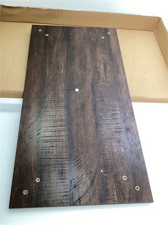replacement nightstand bottom panel in dark oak grain finish.31x15-3/4