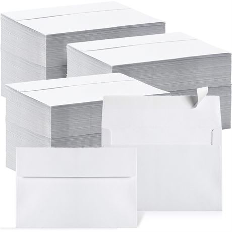 Fainne 1000 Pcs White Envelopes Self Adhesive Printable Envelope Bulk for